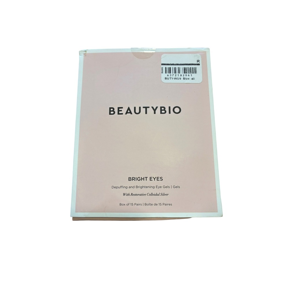 BeautyBio Bright Eyes Depuffing Brightening Eye Gels Colloidal Silver 15 Pairs